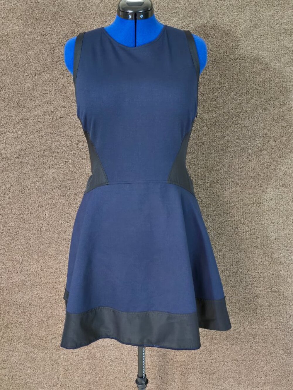 Ted Baker Hearn Skater Mini Dress Women’s Size 5 (US-12) Fit & Flare Navy